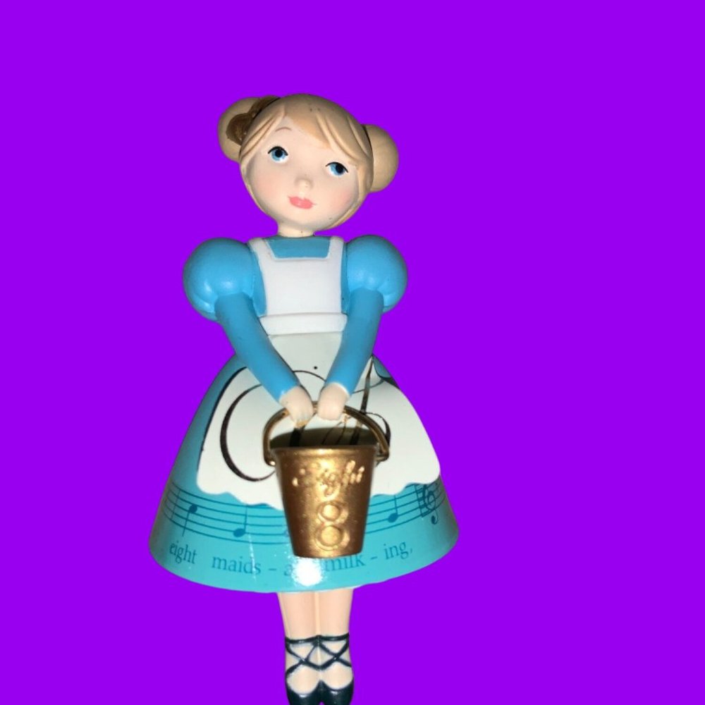 Hallmark Twelve Days of Christmas Eight Maids A Milking #8 Ornament 2018